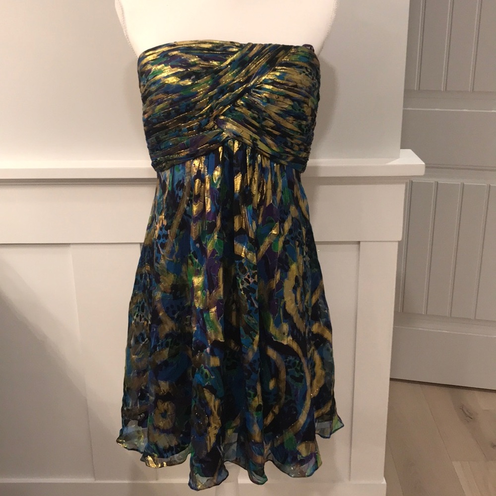 Vibrant vintage cocktail dress